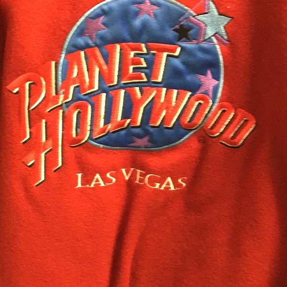 Planet Hollywood vintage jacket for kids with snaps no zipper easy to wear - Picture 10 of 16
